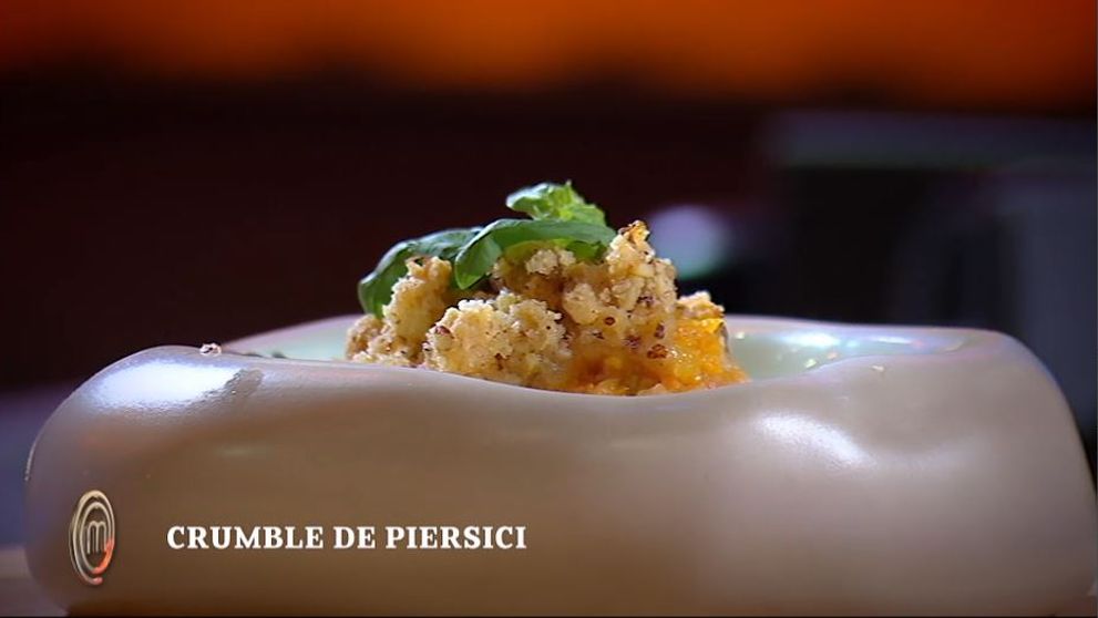 Masterchef 2024, 16 septembrie - Teodora Mureșan: Crumble de piersici