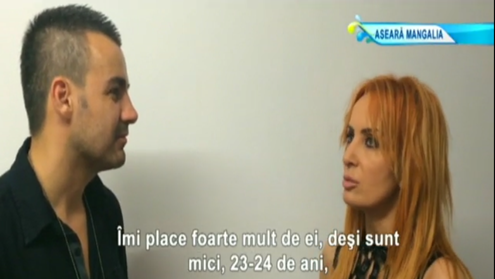 Daniela Gyorfi, in tandreturi cu un dansator
