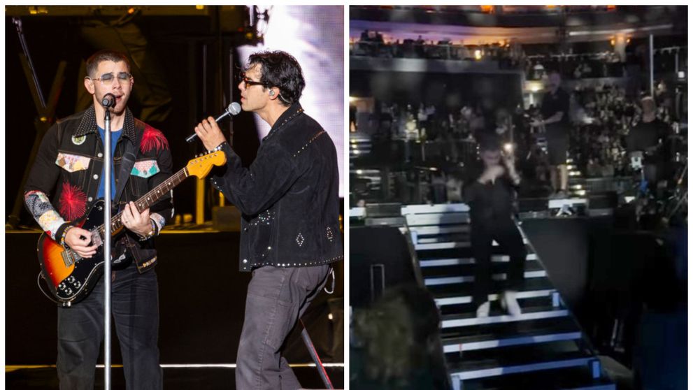 Momente de panică la un concert Jonas Brothers! De ce a fugit Nick Jonas de pe scenă: „Persoana care a făcut asta ar trebui arestată” VIDEO