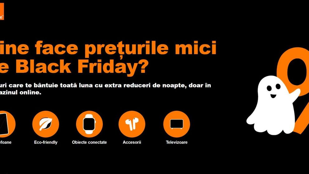 Black Friday 2021 la Orange: Telefoane, ceasuri inteligente și accesorii la super preț