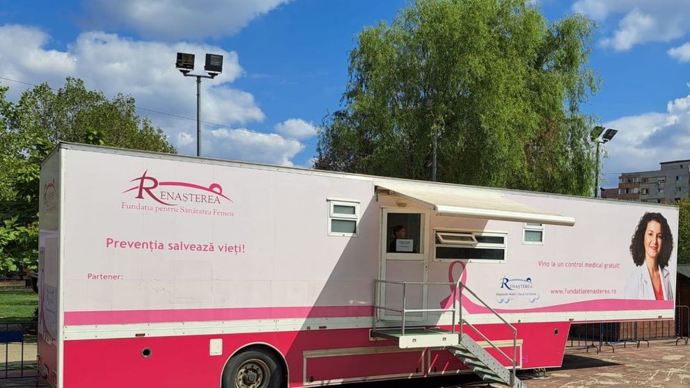 Fundația Renașterea oferă teste medicale gratuite prin Unitatea Mobilă Renașterea