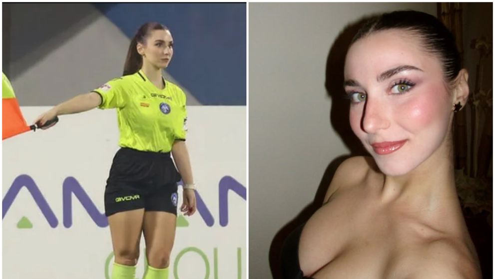 Motivul pentru care fanii urmăresc meciurile de Divizia D! Giuliana, o tânără arbitră, a devenit virală pentru pozele de pe Instagram