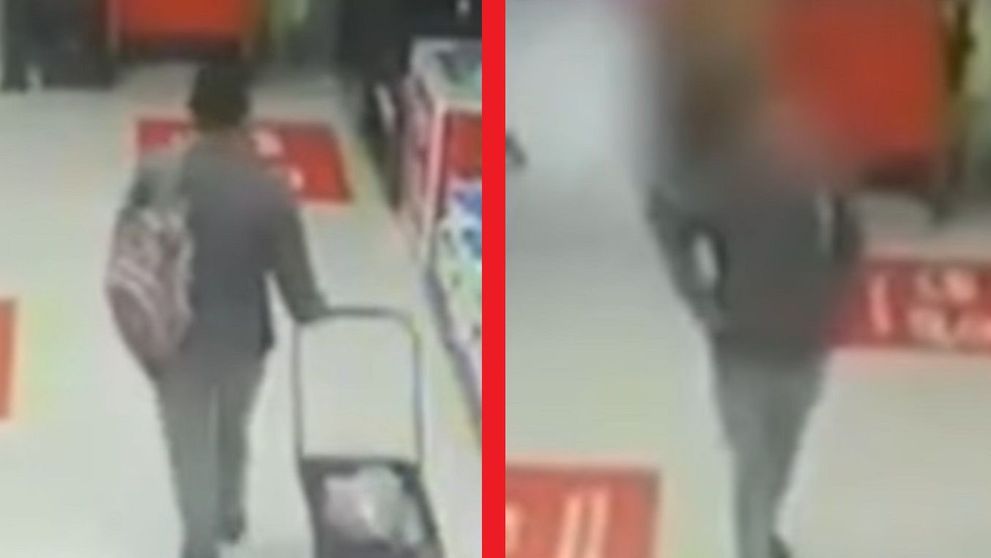 VIDEO Postare virală a Ministerului Afacerilor Interne! Cum a încercat un bărbat să fure dintr-un magazin un coș cu produse
