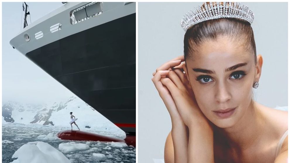 Mulți au crezut că este un clip produs de inteligența artificială. Cine e balerina care a dansat pe etrava unui spărgător de gheață în Antarctica