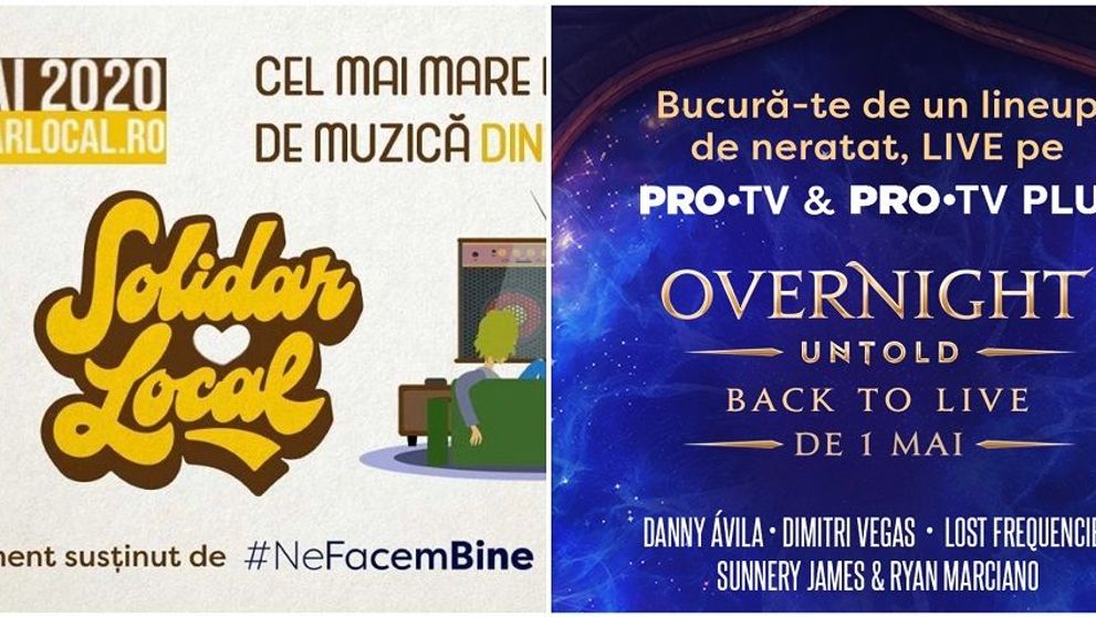 De 1 mai, românii au petrecut la PRO TV cu Solidar Local și OVERNIGHT