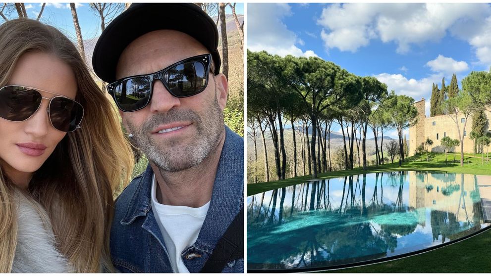 Rosie Huntington-Whiteley și Jason Statham, escapadă la un castel din Toscana. Imaginile care i-au cucerit pe fani: „Cum este să ai totul?”