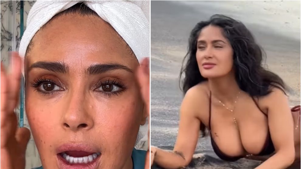 Are aproape 60 de ani, dar tenul ei arată ca al unei femei de 30. Salma Hayek, elogiată după imaginile postate fără filtre