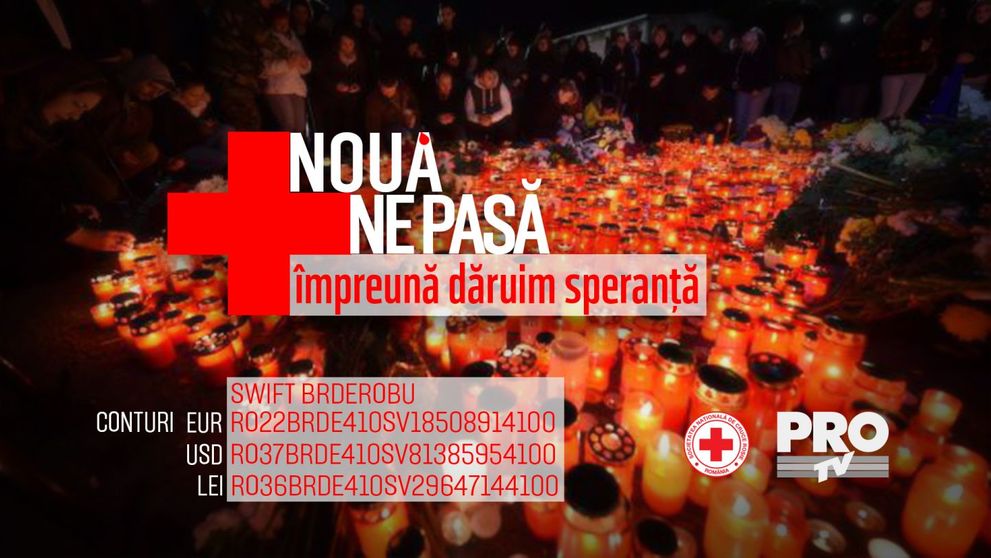 ProTV si Crucea Rosie Romana au lansat campania umanitara: 