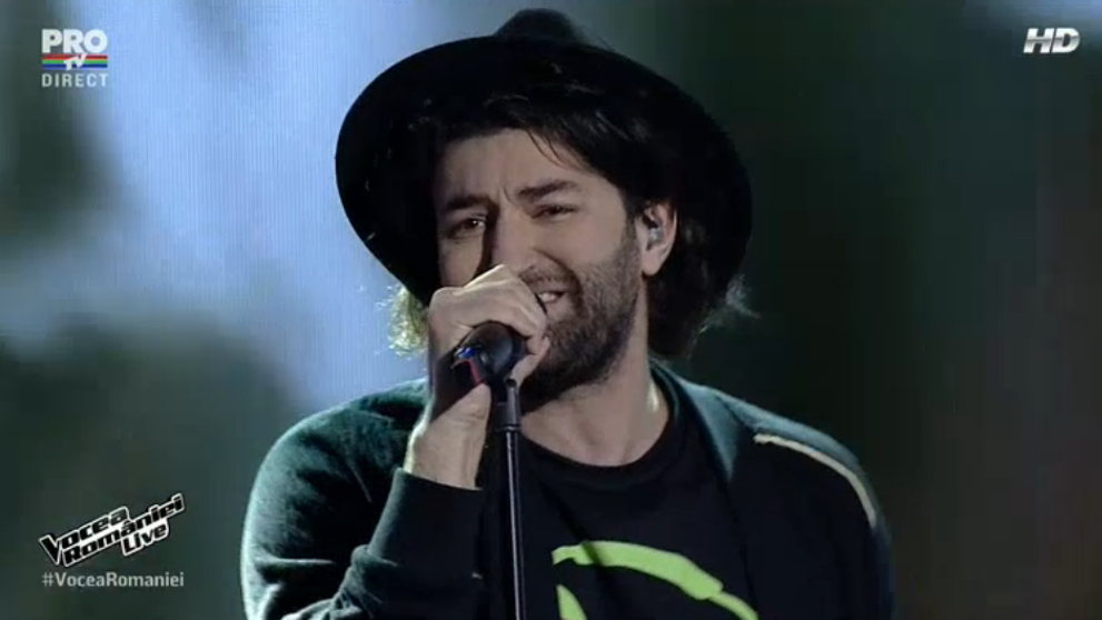 Moment spectaculos pe scena de la Vocea Romaniei. Smiley a cantat cel mai recent single - 