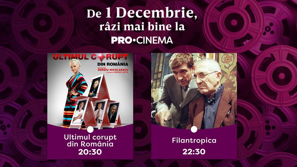De 1 Decembrie, filme românești de sărbătoare la PRO CINEMA