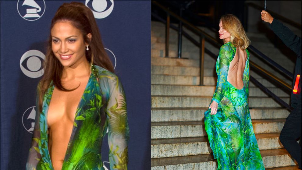 Ea e supermodelul anilor ’90 care a purtat celebra rochie Versace înainte de J Lo! Amber Valleta, din nou în rochia iconică la 51 de ani