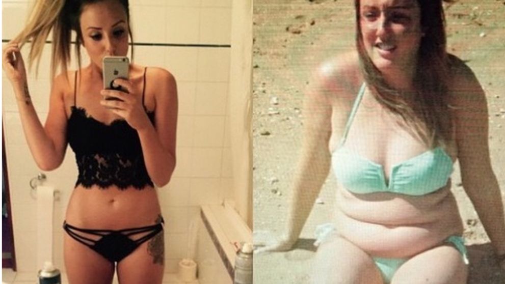 O transformare miraculoasa. In urma cu un an era supraponderala, acum are un abdomen perfect plat