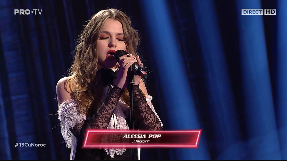 Vocea României, 5 decembrie 2025 - PRIMUL LIVE: Alessia Pop a ”rupt scena” cu o interpretare inedită a piesei ”Beggin”. Reacția lui Tudor Chirilă: ”Ce ai făcut tu a fost metamuzică!”