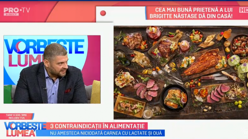 VIDEO Florin Bălănică vorbește despre cele 3 contraindicații în alimentație