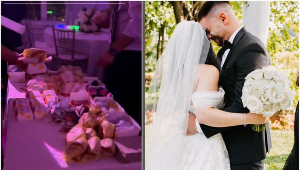 O mireasă și-a șocat invitații la nuntă după ce le-a dat să mănânce de la fast food.  A costat-o 1000 de lei pentru 75 de persoane