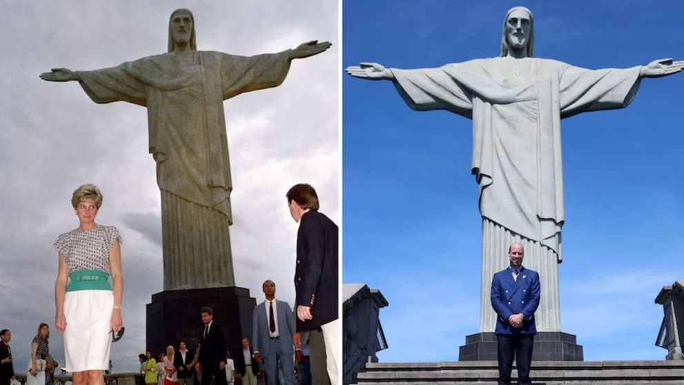 Prințul William, omagiu emoționant pentru mama sa. A recreat o fotografie celebră a Prințesei Diana la Rio de Janeiro