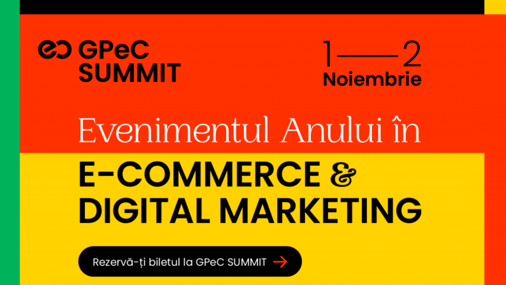 GPeC SUMMIT, evenimentul reprezentativ în E-Commerce și Digital Marketing, se va desfășura exclusiv online pe 1 și 2 noiembrie