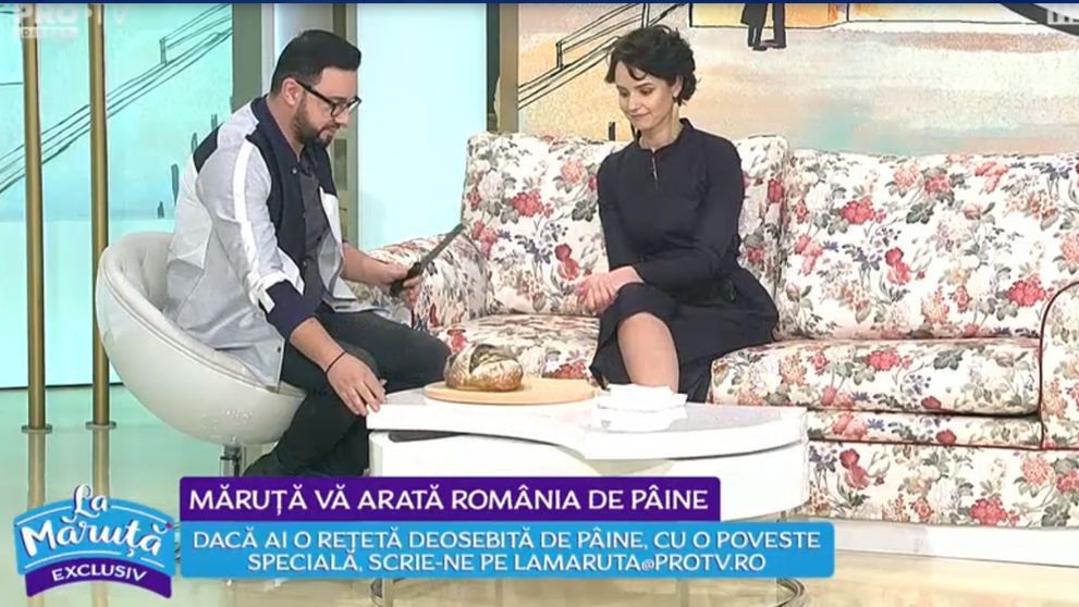 VIDEO Măruță a primit o pâine în trei culori