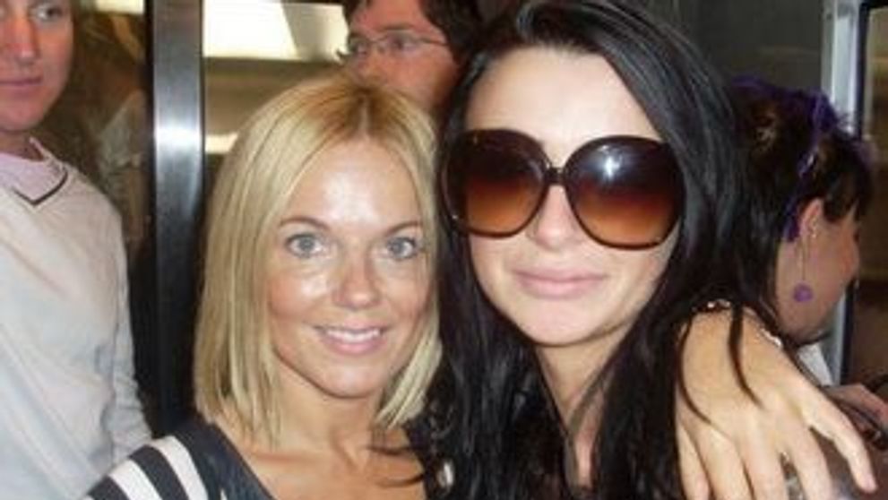 Denisa de la Bambi s-a intalnit cu Geri Halliwell la Paris