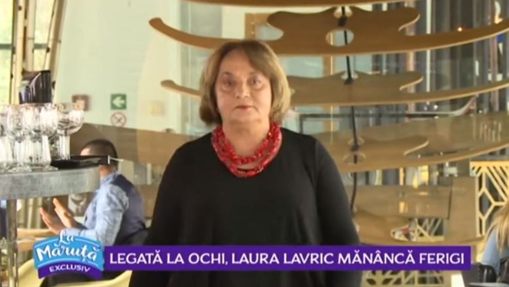 VIDEO O nouă provocare culinară pentru Laura Lavric