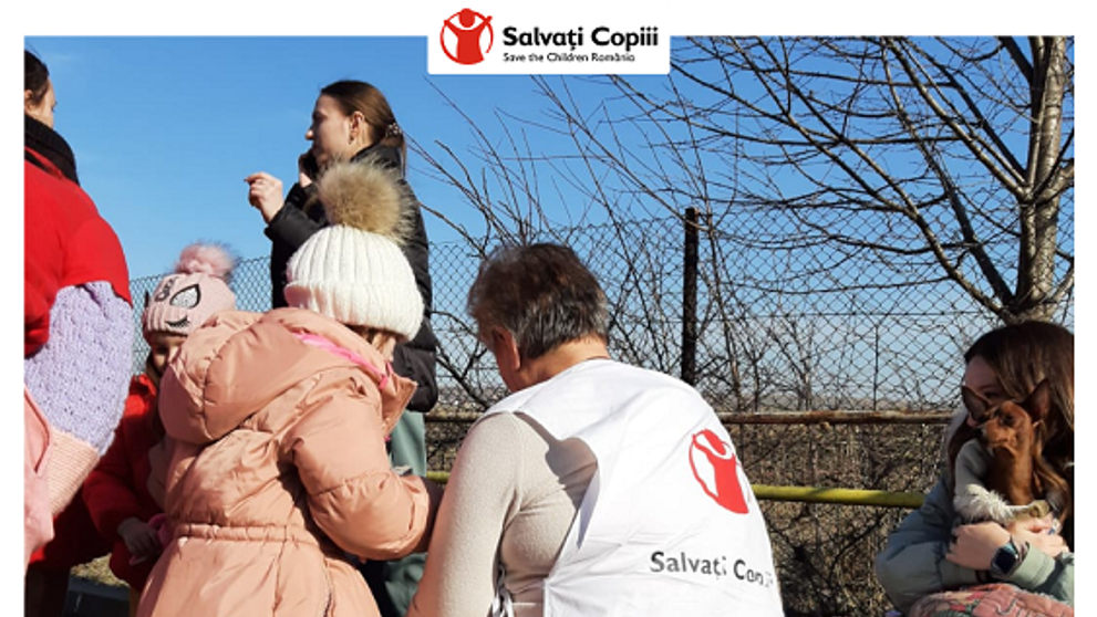 Salvați Copiii România acordă asistență pentru copiii și familiile lor care se refugiază din Ucraina în România