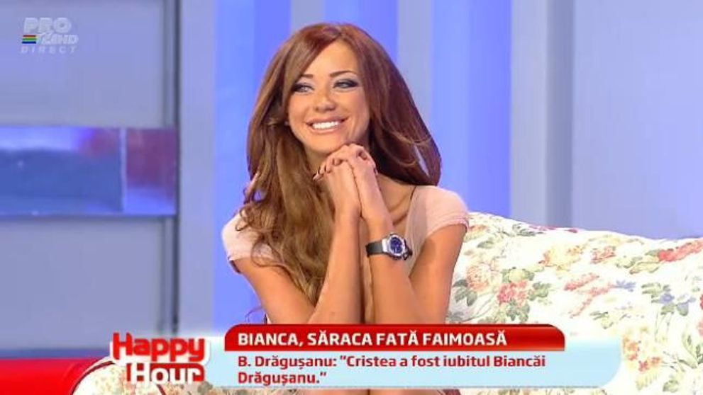 CINE o intretine pe Bianca Dragusanu. Dezvaluiri inedite la Happy Hour:<span style=