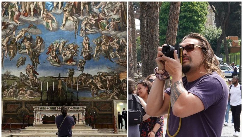 Jason Momoa, în mijlocul unui scandal în Italia. Ce a făcut în Capela Sixtină de i-a revoltat maxim pe italieni