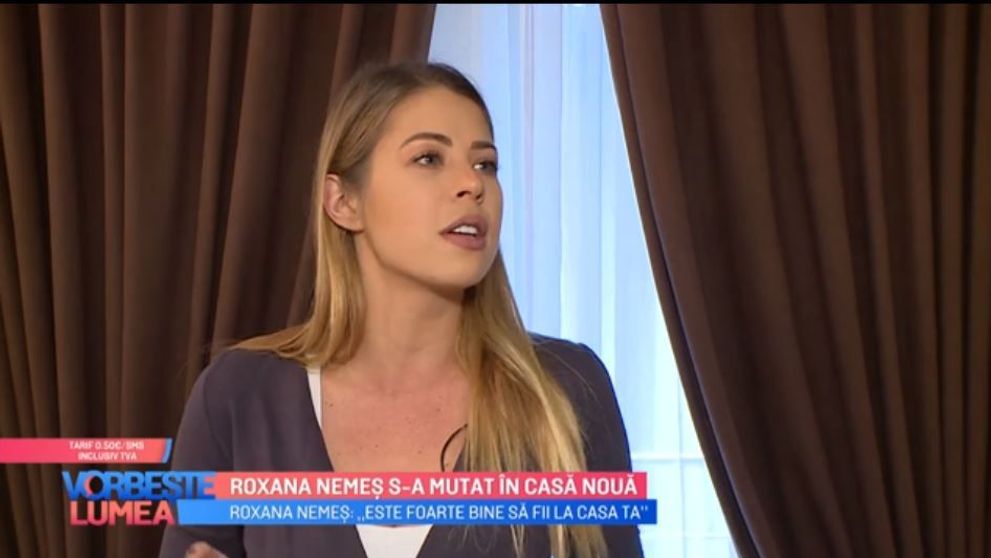 VIDEO Roxana Nemeș s-a mutat la casă nouă