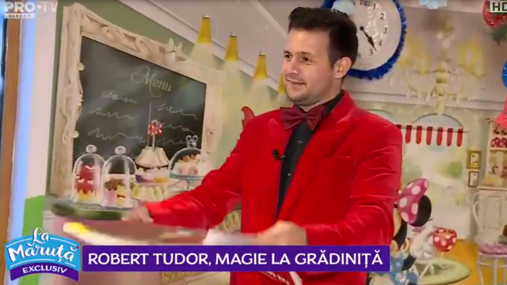 VIDEO Robert Tudor, numere senzaționale de magie