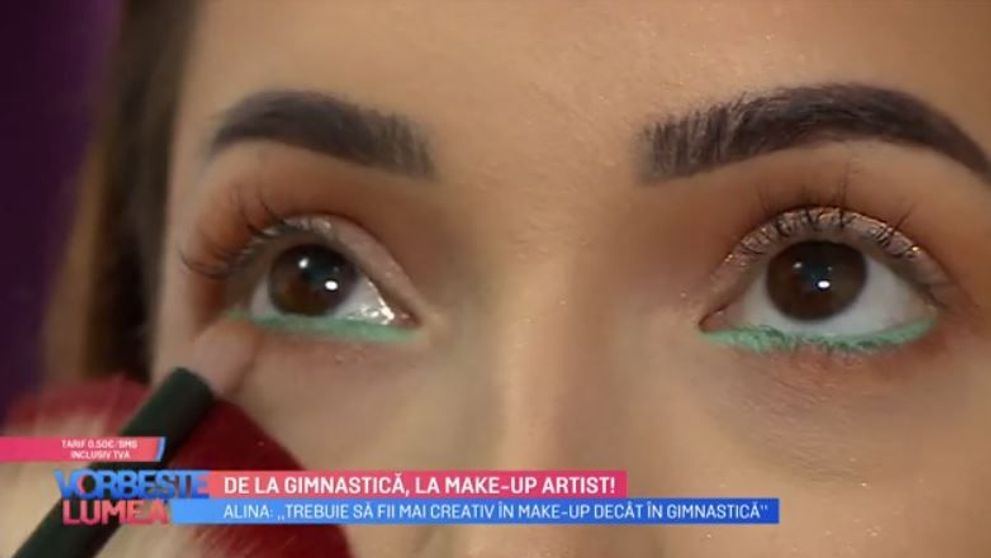 VIDEO Larisa Iordache, de la gimnastică, la make up artist