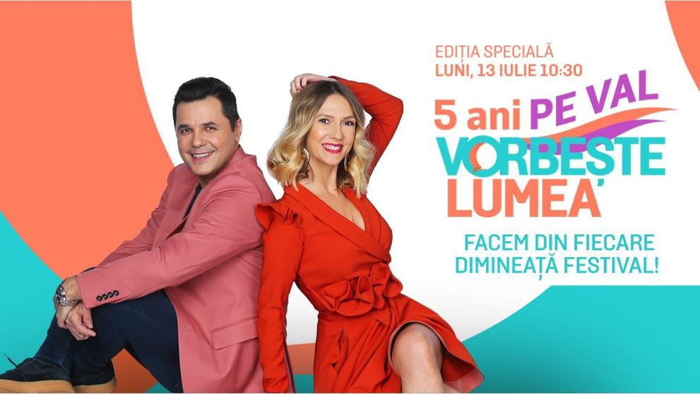 CONCURS-FULGER. La aniversarea de 5 ani, poți câștiga un pachet promoțional ”Vorbește lumea”