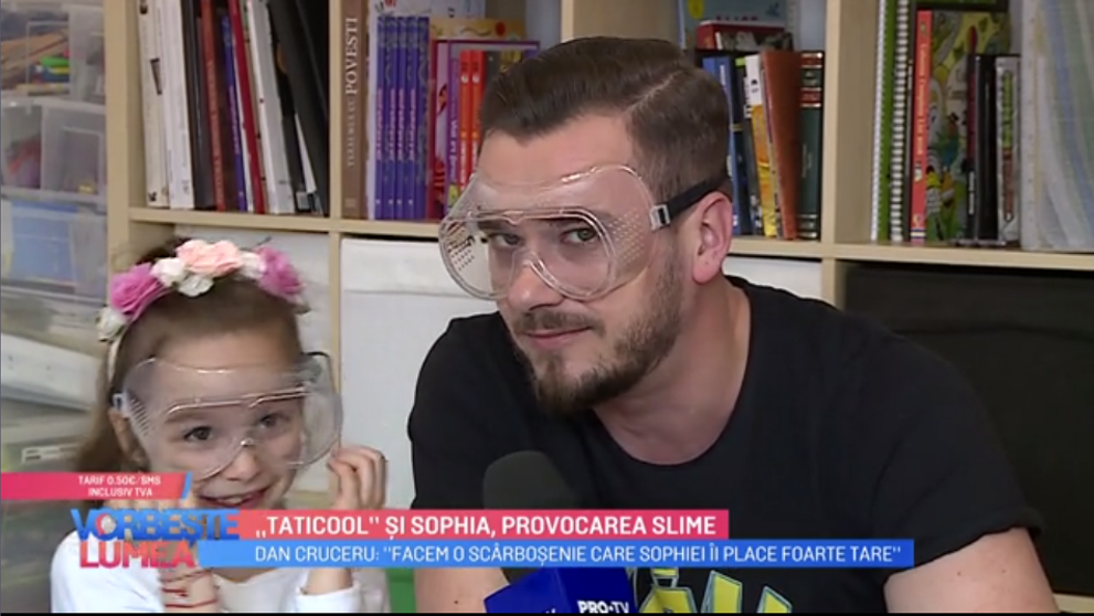 VIDEO Taticool și Sophia, provocarea slime