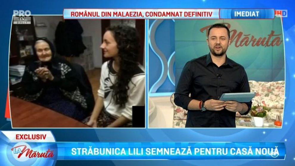 Strabunica Lili are casa noua! Vezi reactia emotionanta pe care o are la semnarea contractului