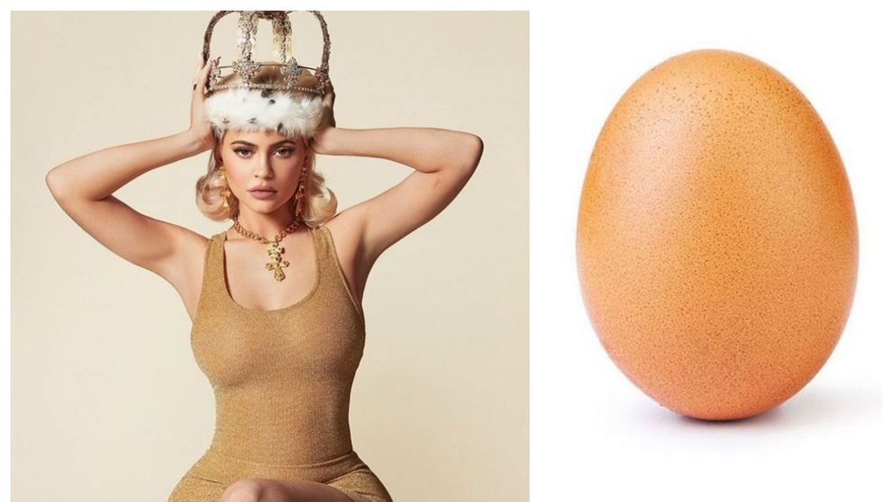 Reacția lui Kylie Jenner, după ce a fost învinsă de un ou pe Instagram