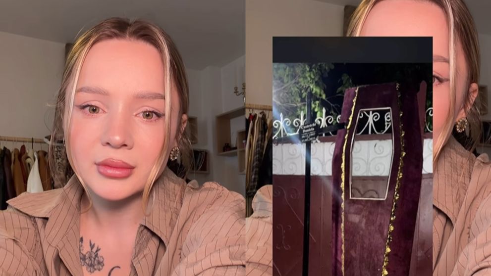 Influencerița Daniela Costetchi, victima șantajului! Tatăl ei a găsit în fața porții un capac de sicriu și o cruce cu numele și data morții sale. Tânăra moldoveancă a rupt tăcerea după 5 ani de calvar: „Mă suna tata plângând, așa distrus nu l-am văzut niciodată: „Dana, trăiești?”