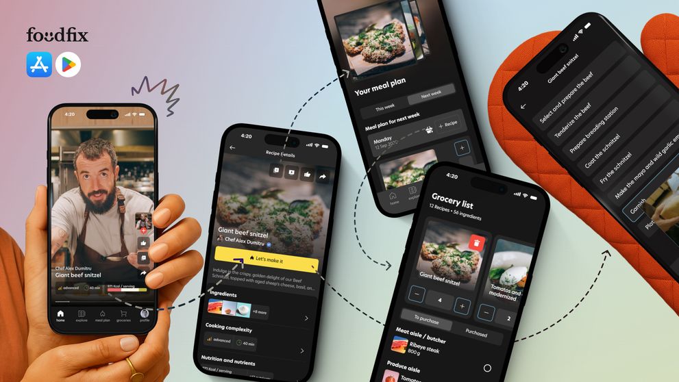 FoodFix lansează aplicația mobilă sub conceptul „The social network that feeds you”