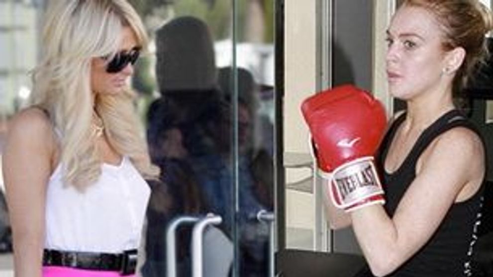 Paris Hilton si Lindsay Lohan se bat in ring?