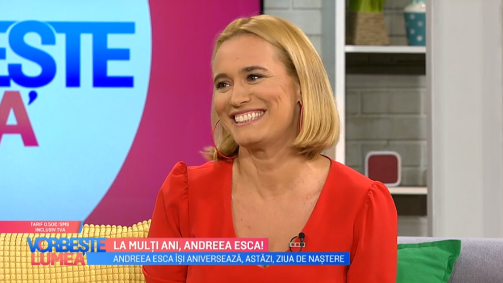 VIDEO Andreea Esca își aniversează astăzi ziua de naștere