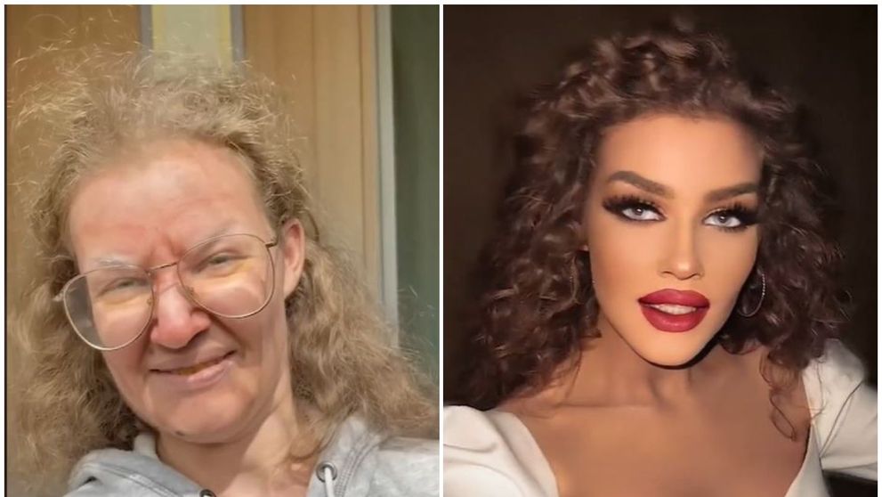 O femeie a devenit virală pe TikTok, după ce le-a arătat internauților cum o schimbă machiajul
