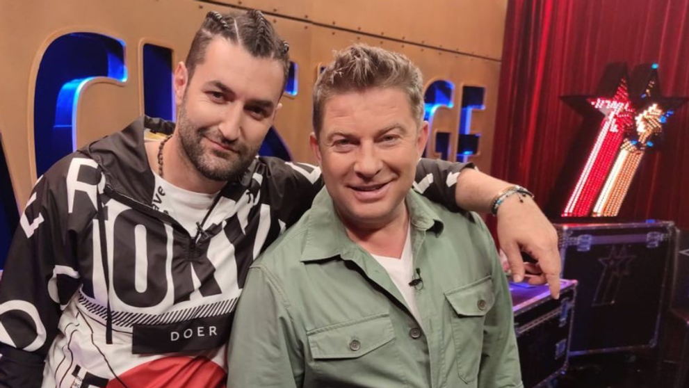 Cele mai simpatice imagini cu Smiley și Pavel Bartoș de la filmările sezonului 11 Românii au talent GALERIE FOTO