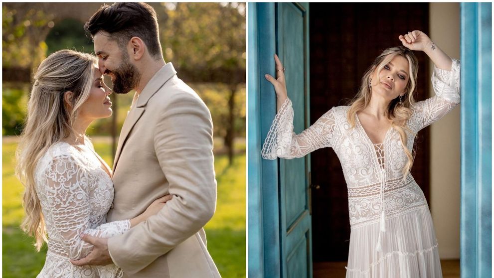Fotografie emoționantă de la nunta anului! Micuța Josephine a avut o rochiță ca a mamei ei și pantofi de lac roșii