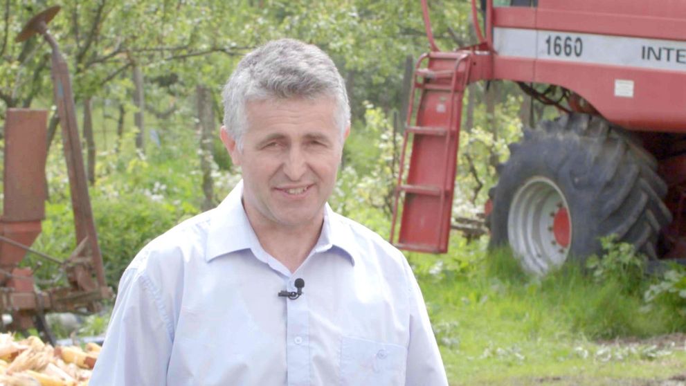 Vasile Nichita, fermier la Gospodar fara pereche: 