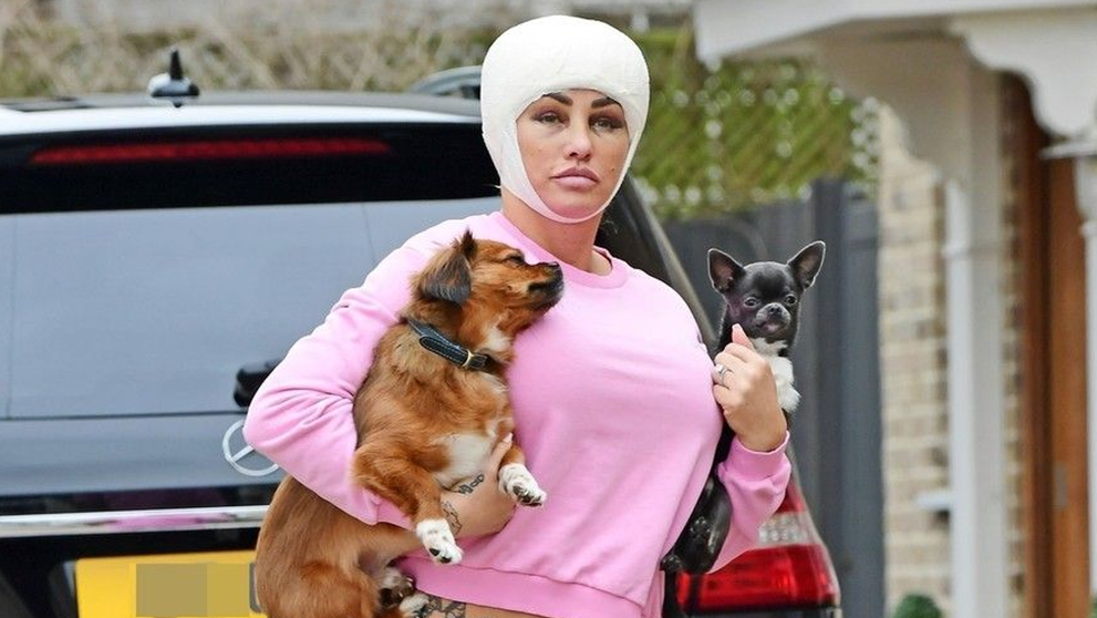 Katie Price și-a dezvăluit noul look după o operație de mii de euro. Cum arată acum