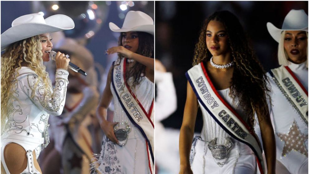 La 12 ani, fiica lui Beyonce și-a întrecut mama în înălțime. Imaginile cu cele două la show-ul NFL fac senzație pe net
