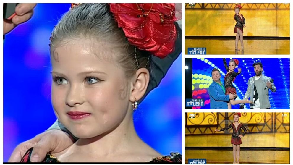 E o minune de copil! Alexandra Siverenco i-a topit pe jurati cu gratia si eleganta sa. Andra: 