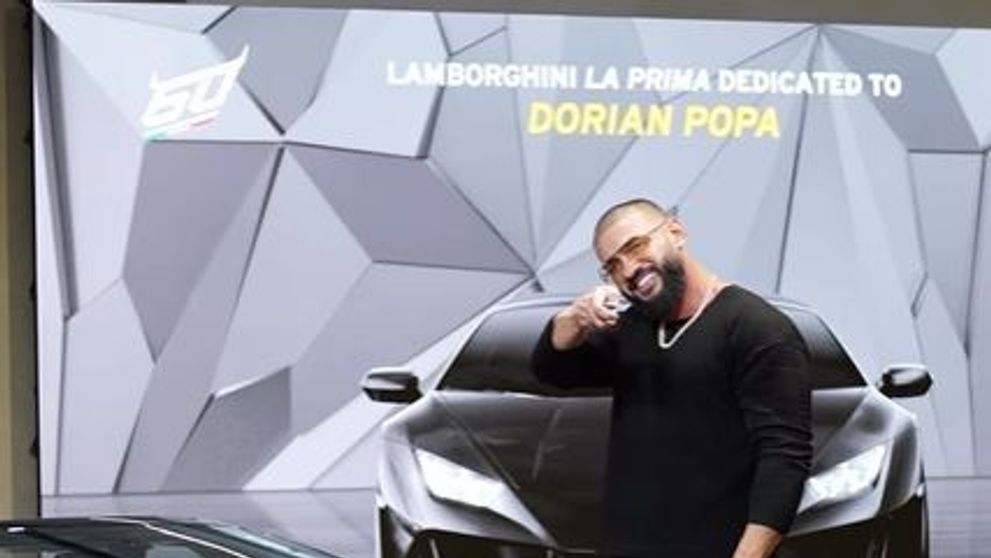 Câți bani a dat Dorian Popa pe noua lui mașină? Vedeta și-a cumpărat un Lamborghini