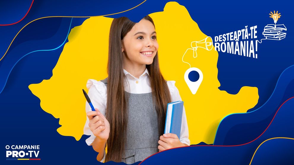 PRO TV anunță câștigătorii proiectului ”Deșteaptă-te, România!”. ”Vom sprijini 4 inițiative care susțin educația cu o finanțare de 100.000 de euro pentru fiecare”
