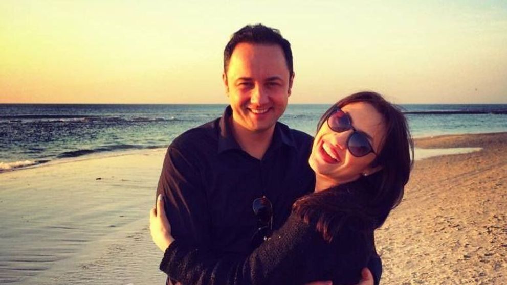 Fotografia cu Catalin Maruta si fiul lui, David, care a strans peste 30.000 de aprecieri in numai cateva ore