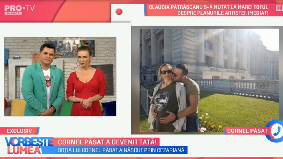Cornel Păsat a devenit tată