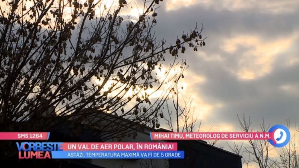VIDEO Un val de aer polar, în România